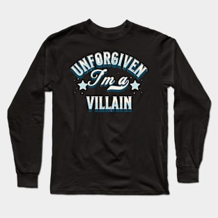 Le sserafim unforgiven im a villain typography | Morcaworks Long Sleeve T-Shirt